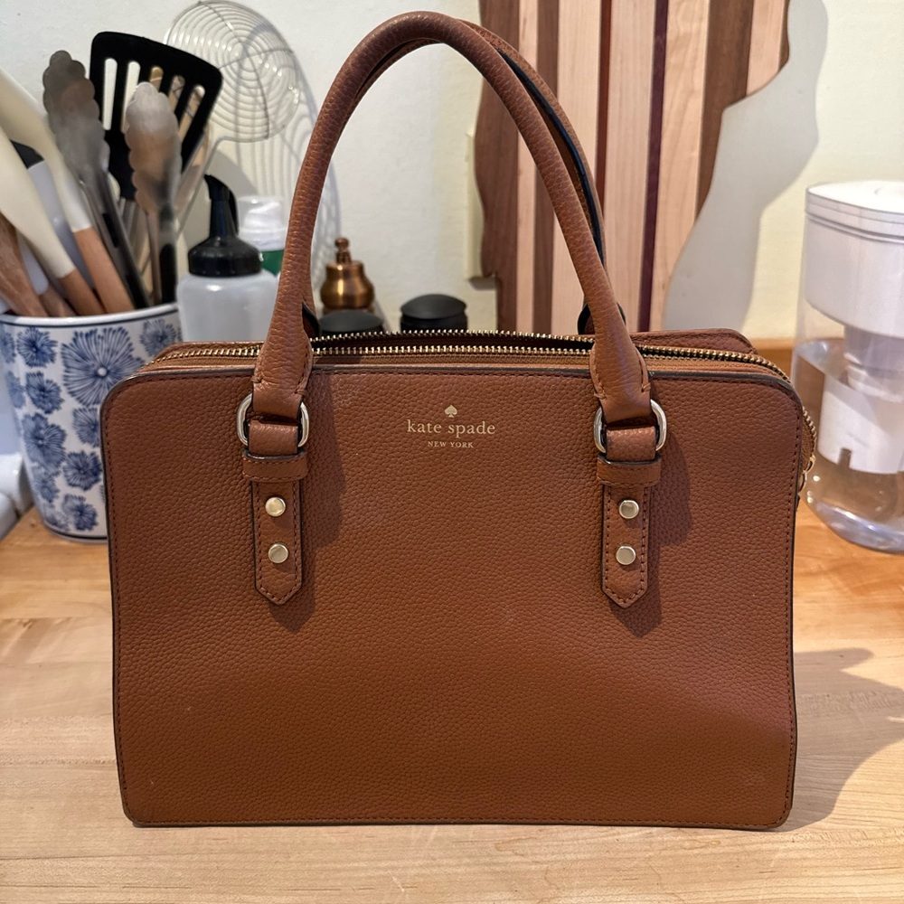 Kate Spade Tan Leather Satchel